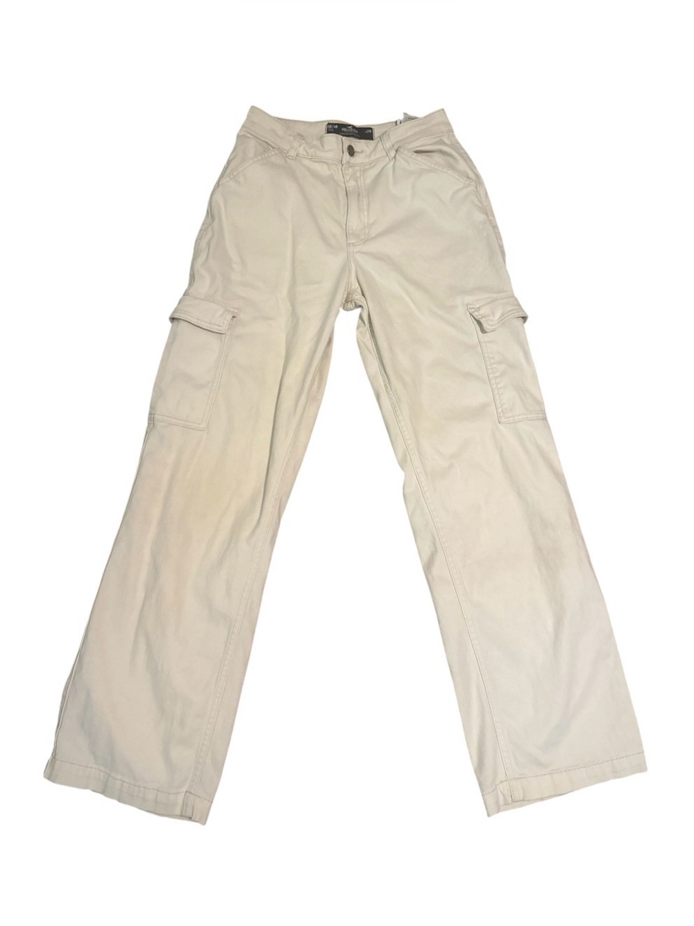 Hollister Women's Cream Cargo Pants